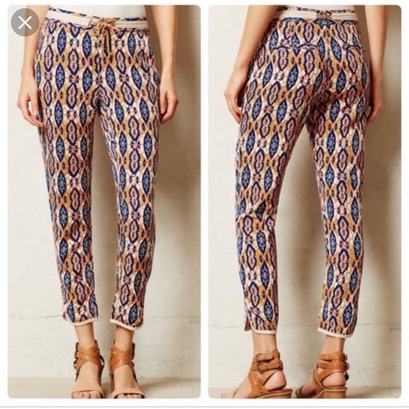 Anthropologie Pants - Anthropologie pilcro Paz Ikat jogger pants 28